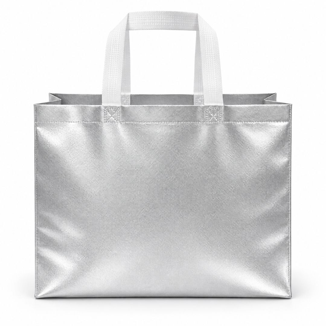 Pack 12 Bolsas TNT Regalo Tipo Boutique Laminado Brillante