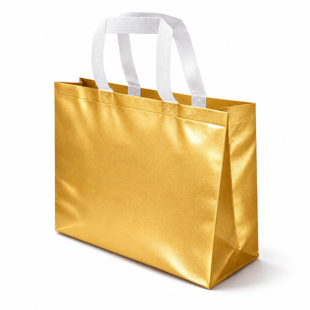 Pack 12 Bolsas TNT Regalo Tipo Boutique Laminado Brillante