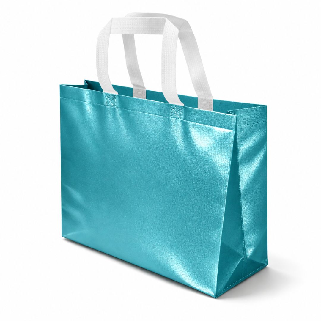 Pack 12 Bolsas TNT Regalo Tipo Boutique Laminado Brillante
