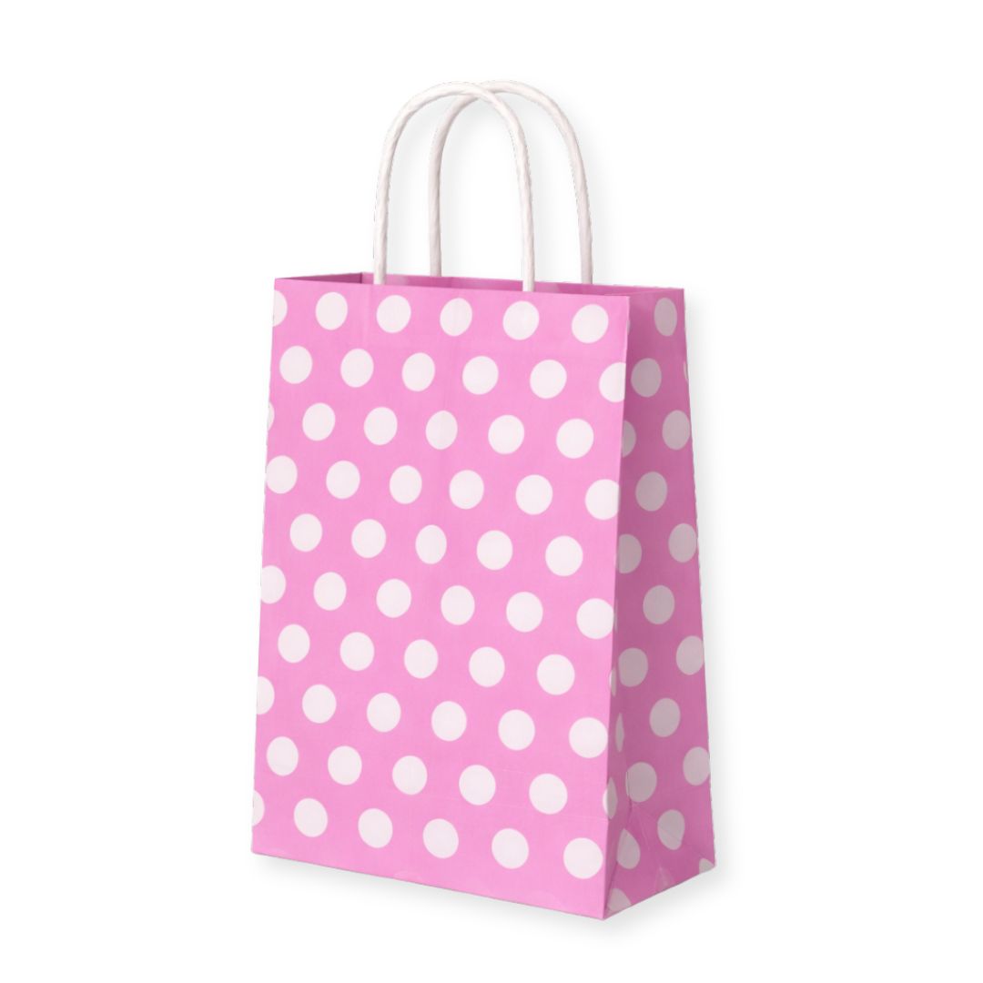 Pack 12 Bolsas De Papel Kraft Colores Diseños Surtidos