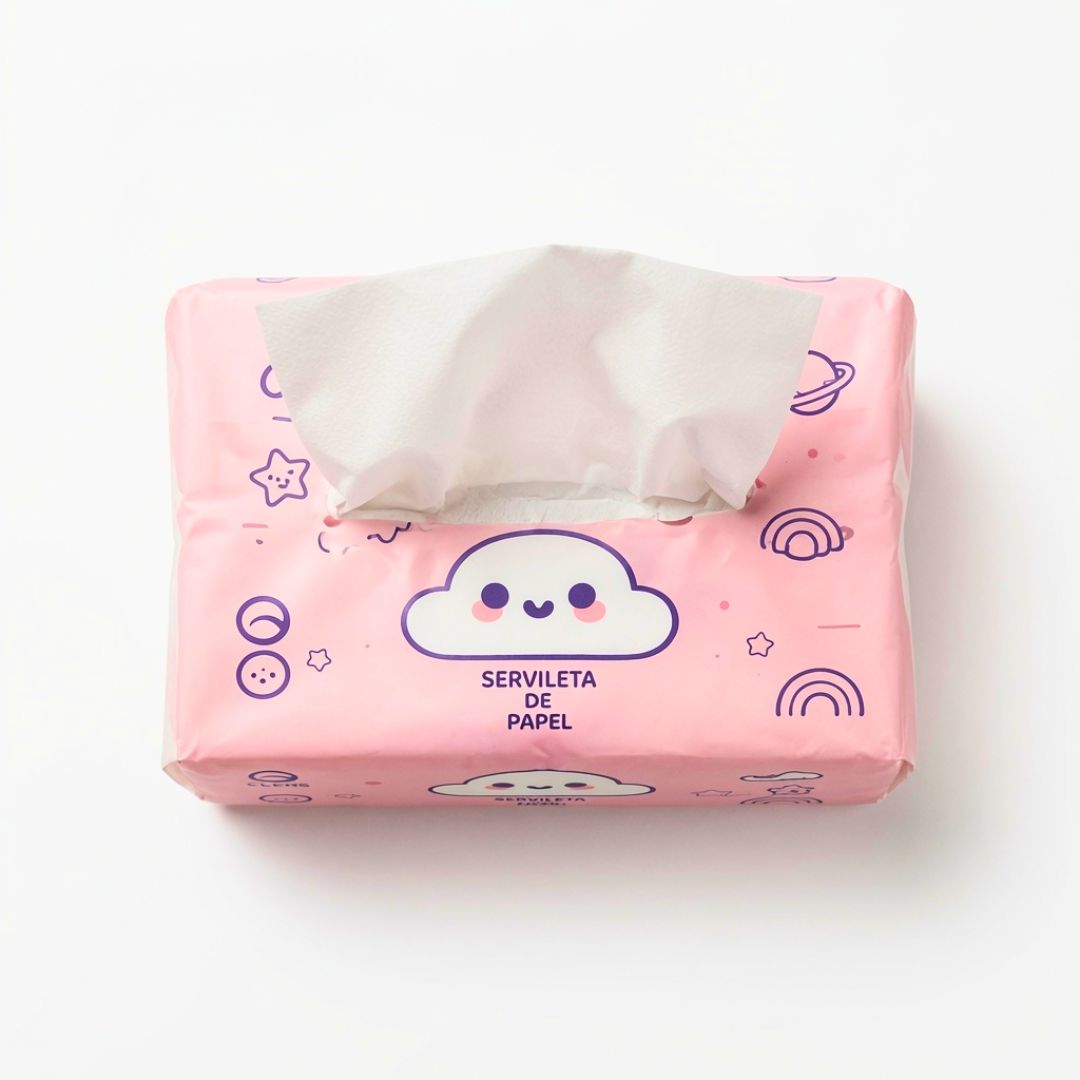 Pack 10 Pañuelos Papel Facial Suaves Desechables 360 Hojas