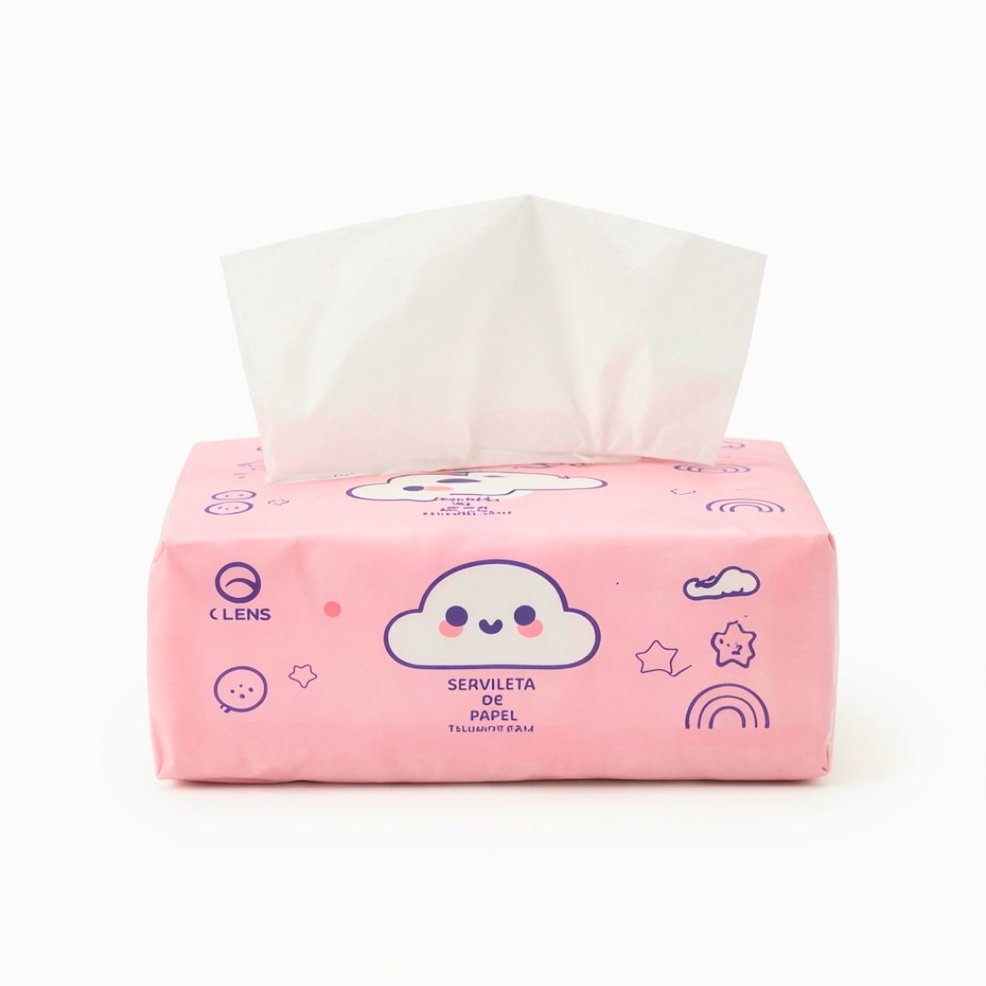 Pack 10 Pañuelos Papel Facial Suaves Desechables 360 Hojas