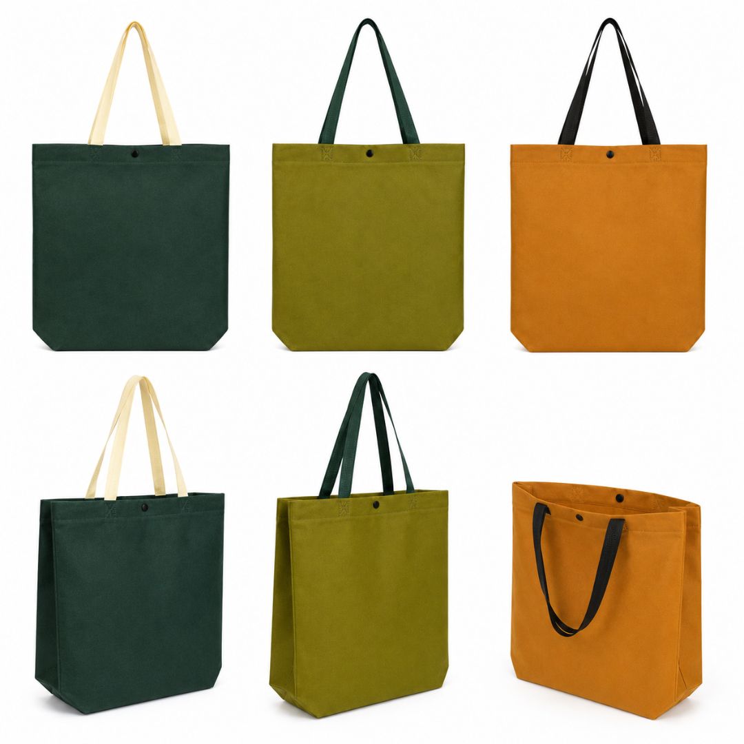 Pack 12 Bolsas TNT Vertical Con Botón Eco Friendly