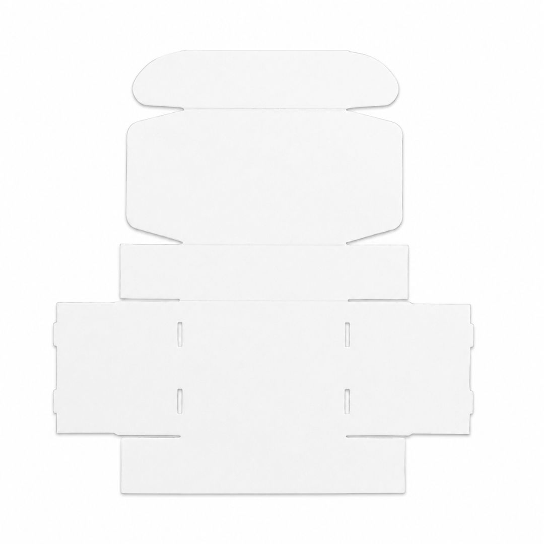 Pack de 10 Cajitas de Cartón para Envío Auto Armables Blancas