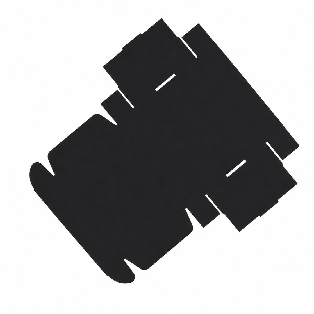 Pack de 10 Cajitas de Cartón para Envío Auto Armables Negras