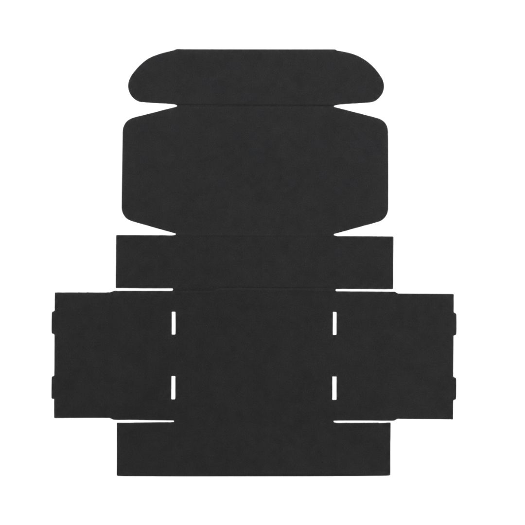Pack de 10 Cajitas de Cartón para Envío Auto Armables Negras