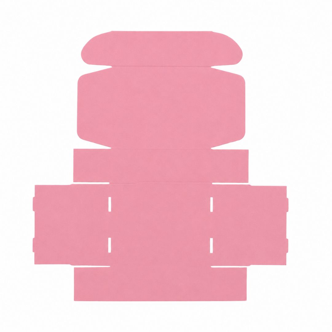 Pack de 10 Cajitas de Cartón para Envío Auto Armables Rosa