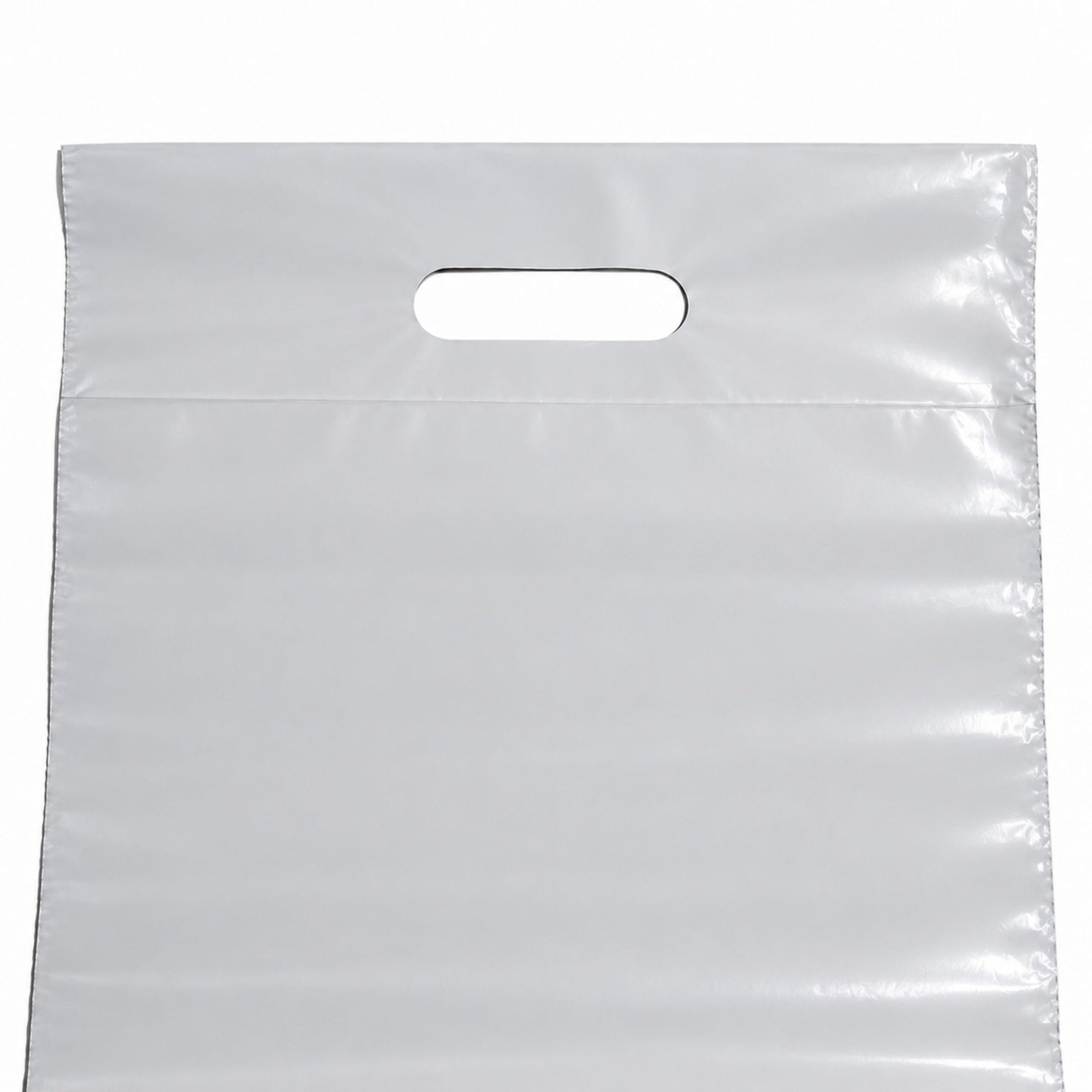 Pack De 100 Bolsa De Envío Courrier Blanca Lisa Con Asa