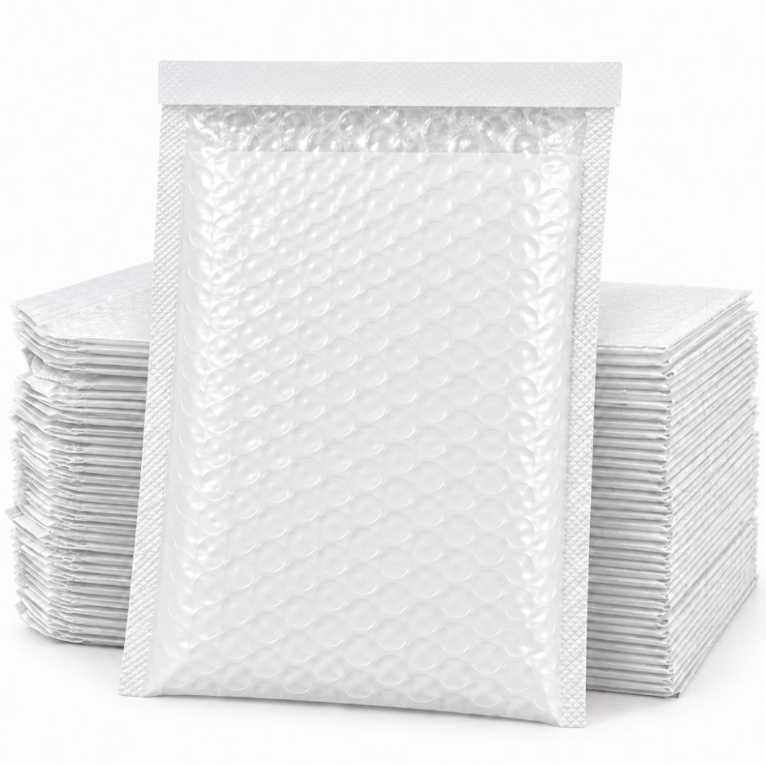 Pack 20 Bolsas Embalar Courier Con Acolchado Burbuja Blanco